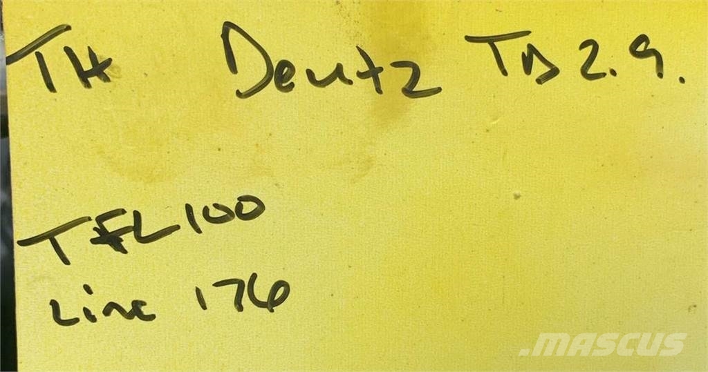 Deutz TD2.9L4 Mootorid