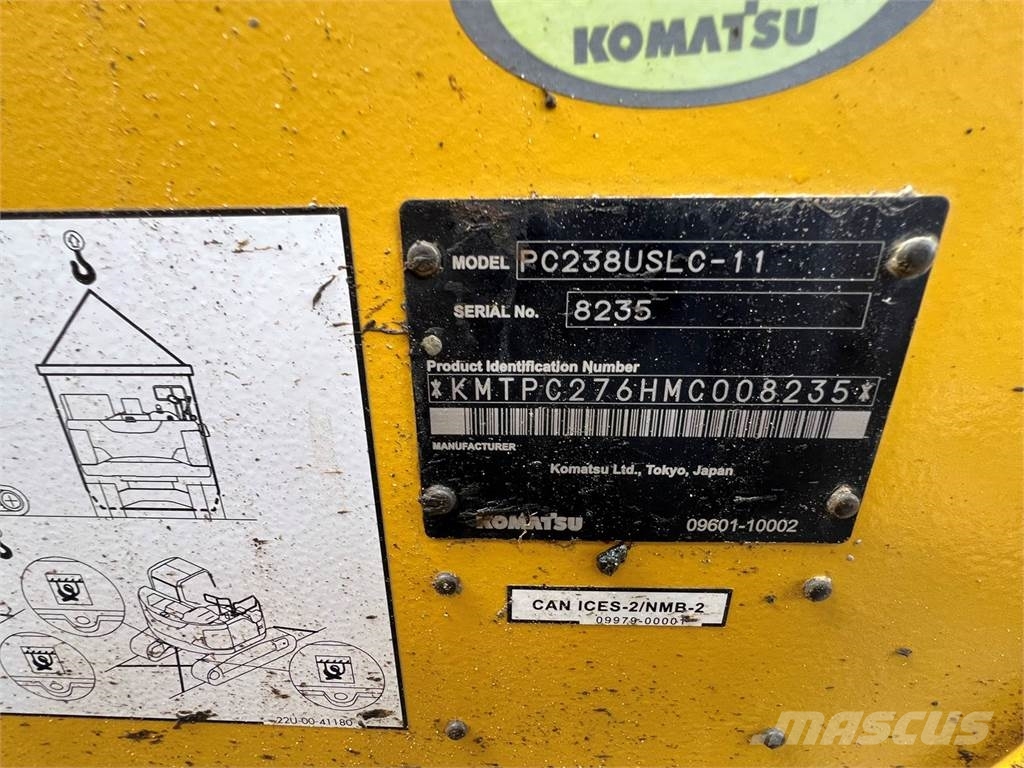 Komatsu PC238USLC-11 Εκσκαφείς με ερπύστριες