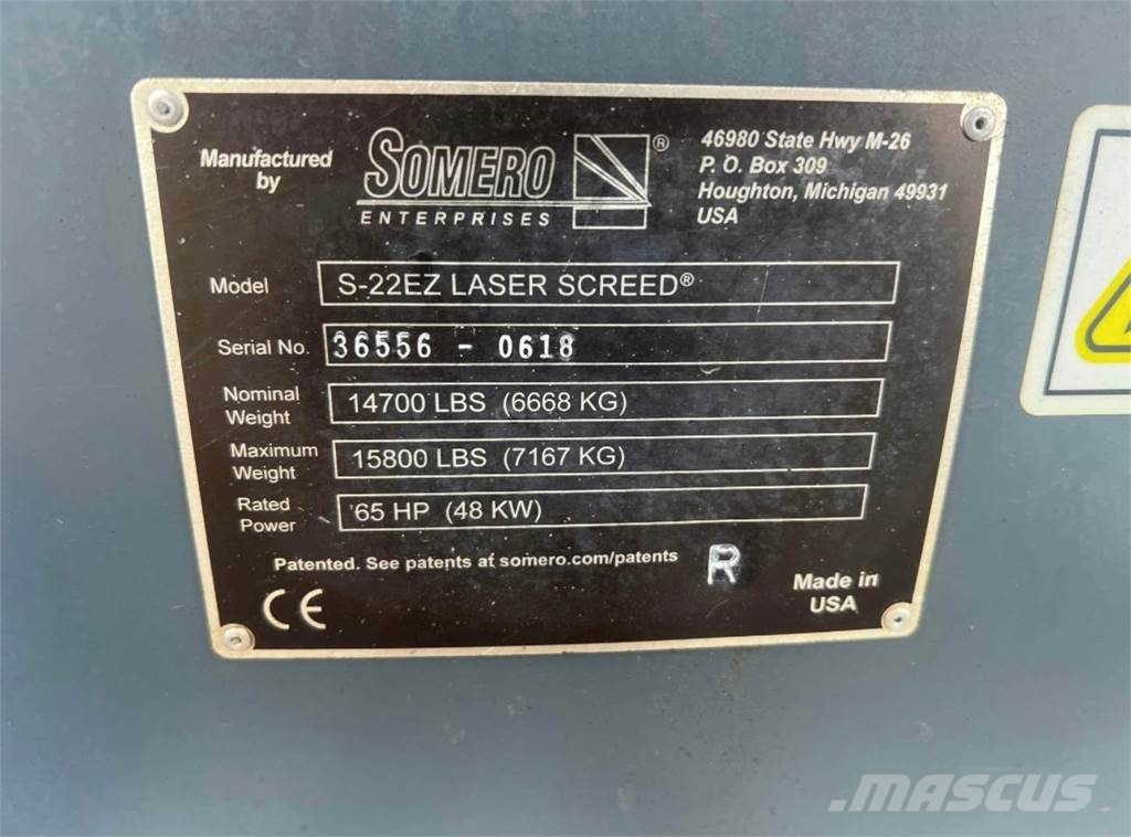 Somero S-22EZ Akcesoria