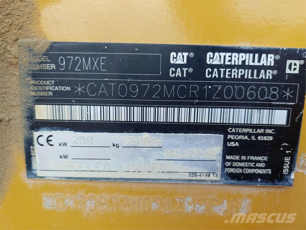 CAT 972MXE 휠로우더