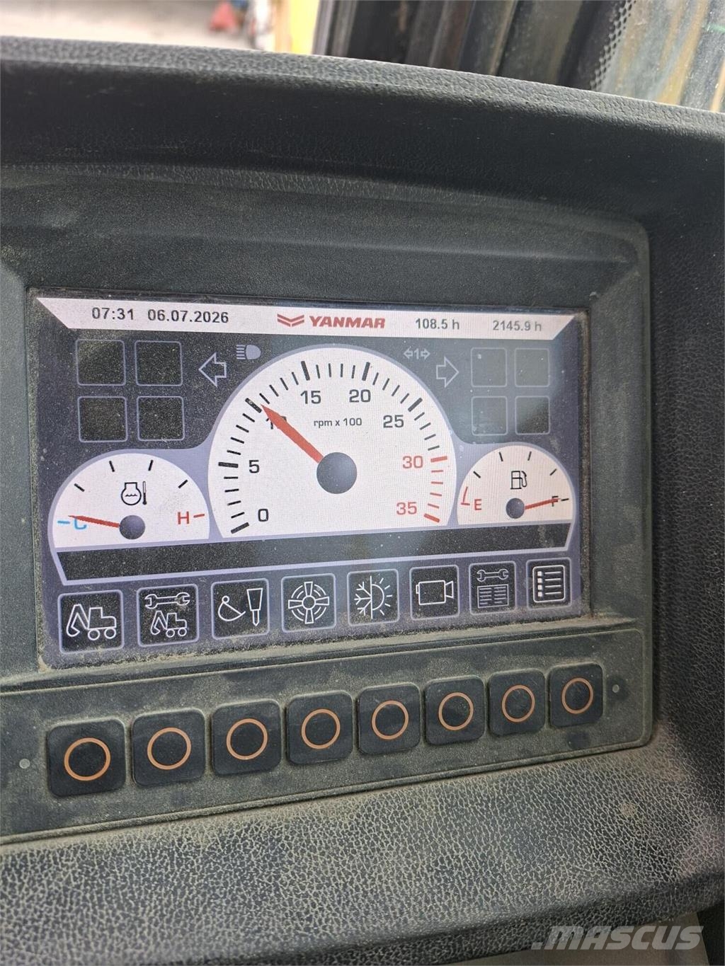 Yanmar SV 85-2PB حفارات زحافة