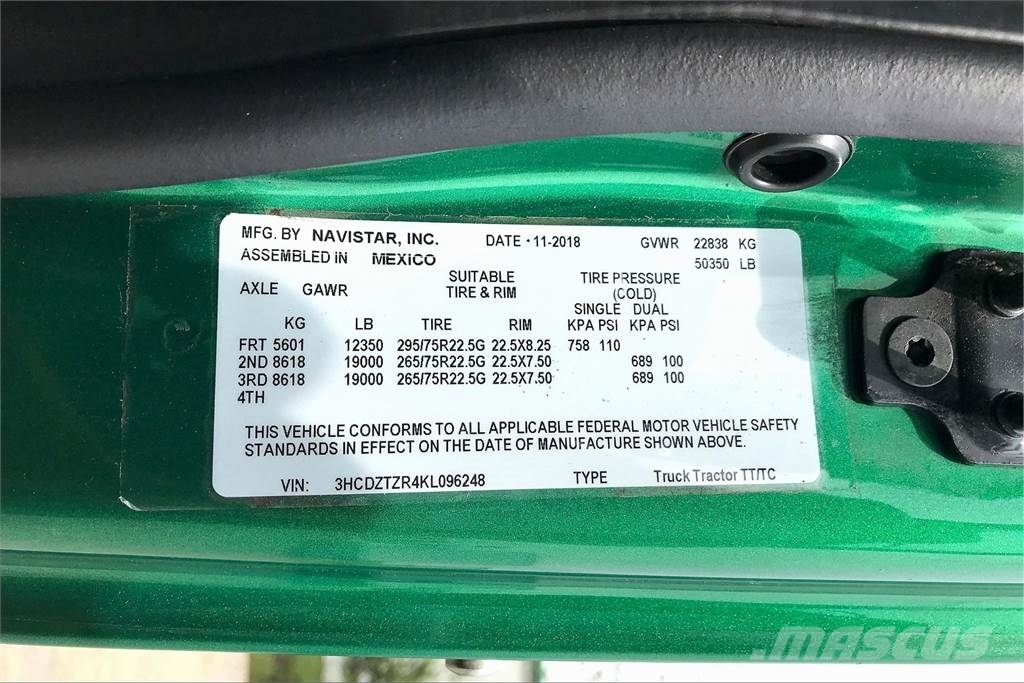 International LT625 6x4 Prime Movers