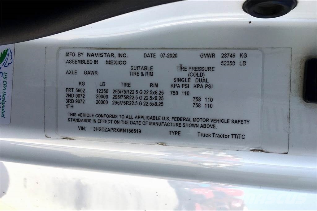 International LT625 6x4 Prime Movers