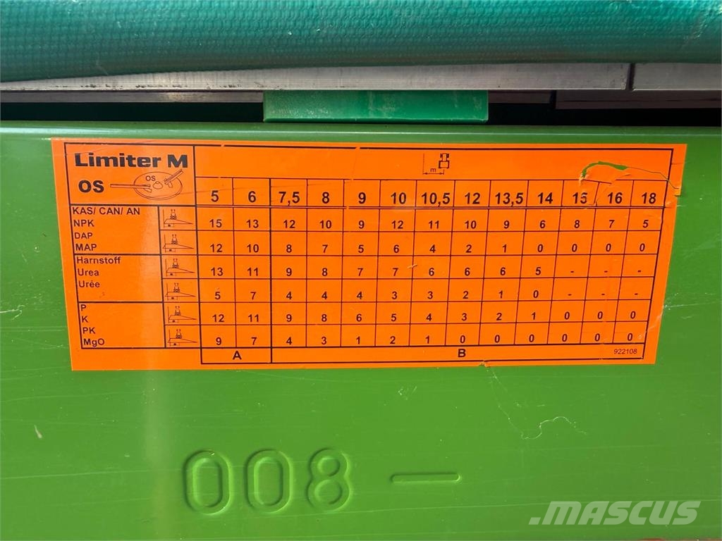 Amazone ZA-M 1200 Kunstdünger Anbau Streuer 2200 kg Šlavimo technika