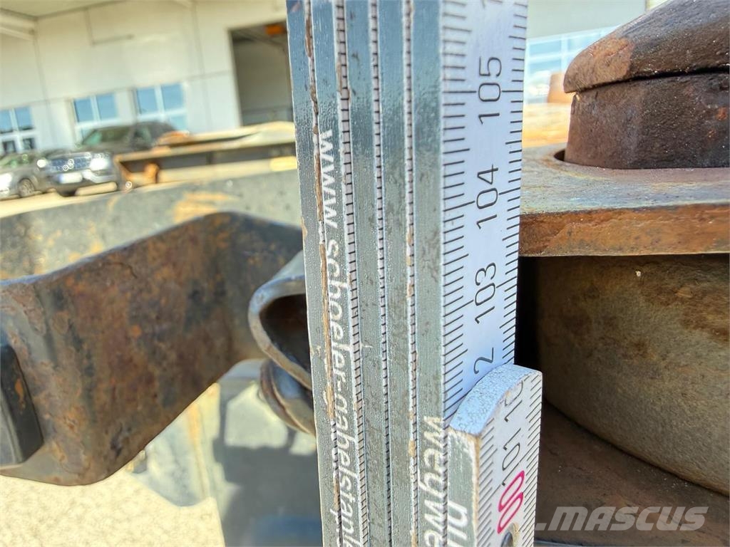 BurgSilvergreen BDF Lafette SAF TÜV27 Höhe1,04m Växelflak-/Containersläp