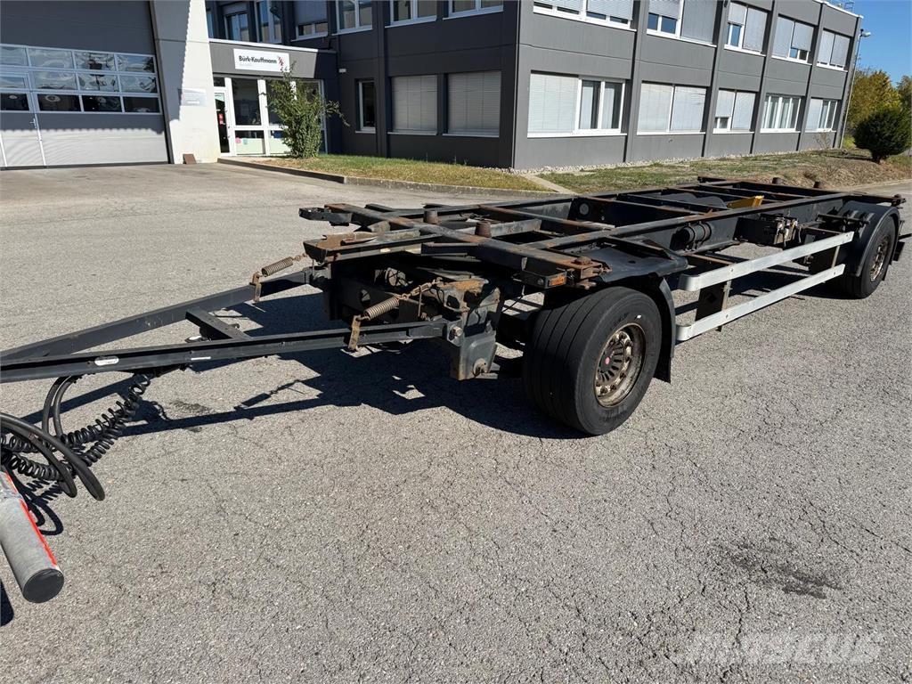 BurgSilvergreen BDF Lafette SAF TÜV27 Höhe1,04m Växelflak-/Containersläp