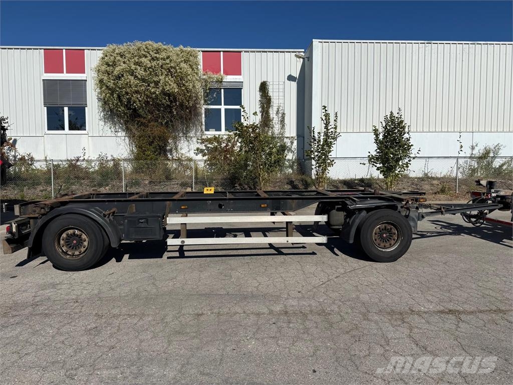 BurgSilvergreen BDF Lafette SAF TÜV27 Höhe1,04m Växelflak-/Containersläp