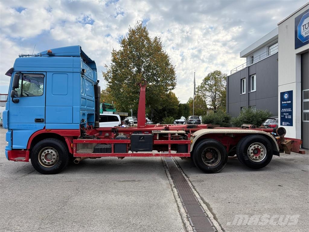 Daf XF 105.460 SC VDL S21-640 Abrollkipper Retarder Treileri ar āķi