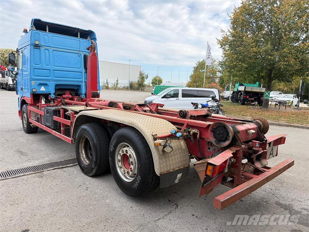 Daf XF 105.460 SC VDL S21-640 Abrollkipper Retarder Treileri ar āķi