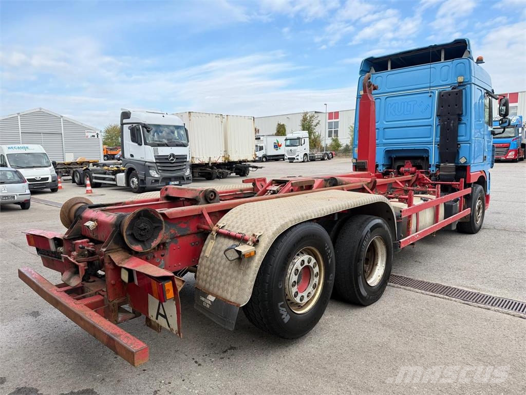 Daf XF 105.460 SC VDL S21-640 Abrollkipper Retarder Treileri ar āķi