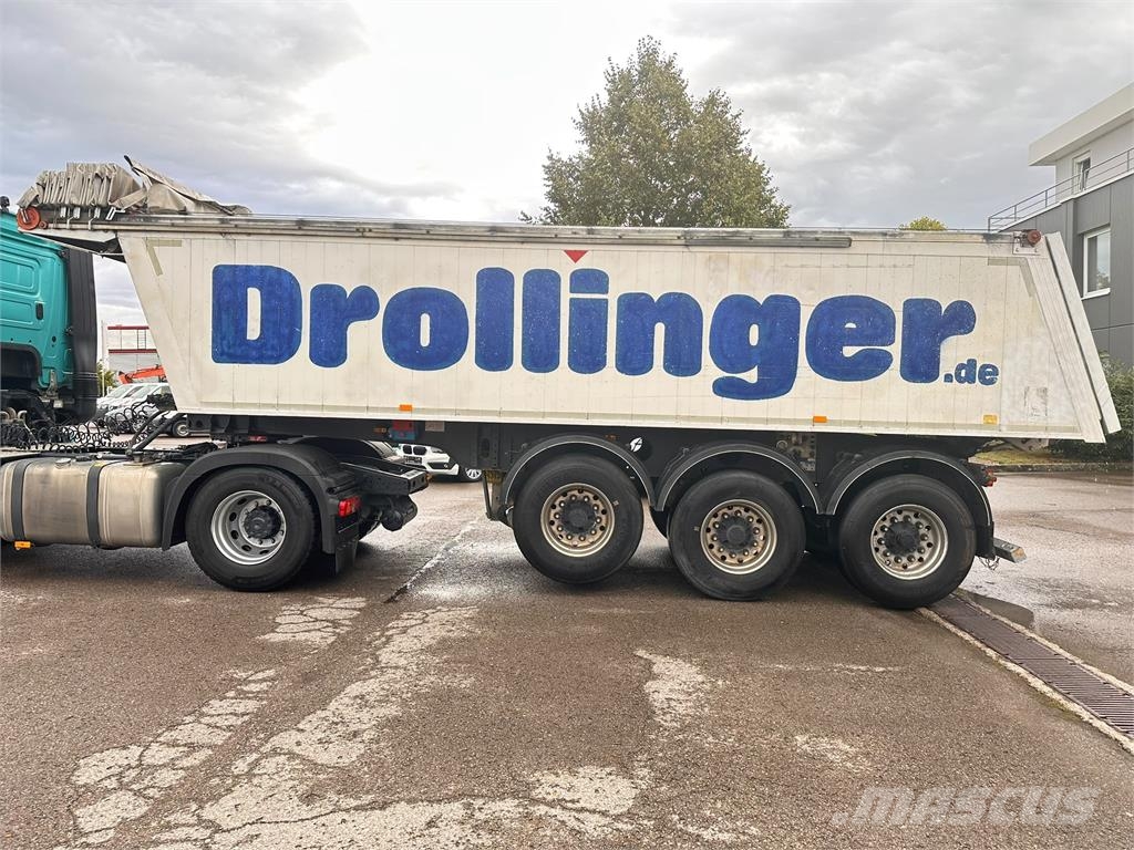 Fliegl 3Achs AluMulde elektVerd ALCOA 25³ 4880 kg leer Kippladerauflieger