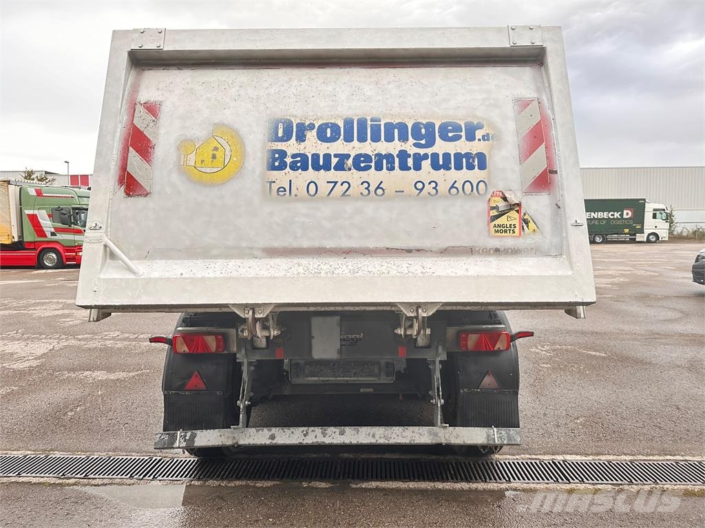 Fliegl 3Achs AluMulde elektVerd ALCOA 25³ 4880 kg leer Kippladerauflieger
