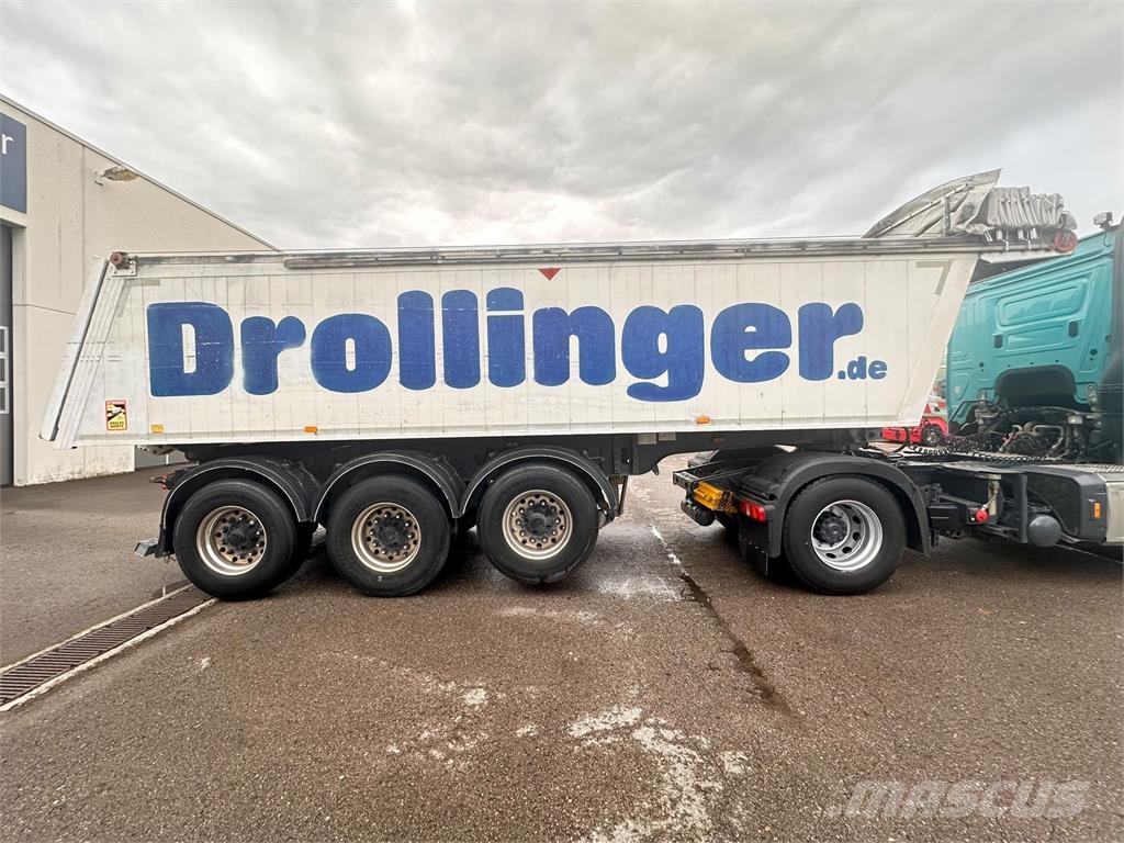Fliegl 3Achs AluMulde elektVerd ALCOA 25³ 4880 kg leer Kippladerauflieger