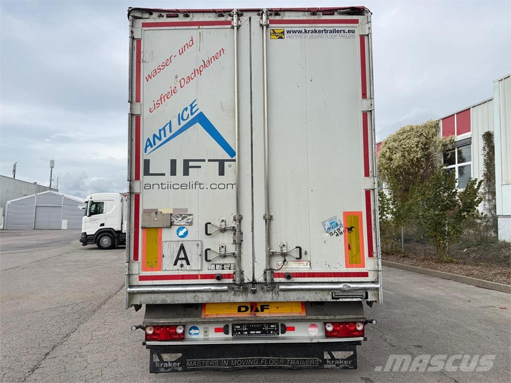Kraker 3Achs Schubboden CF-200 92m³ Ice-Lift ALCOA TÜV Полуприцепы-Фургоны
