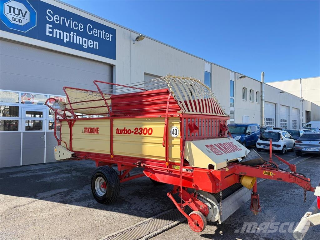 Krone 1 Achs Ladewagen Turbo2300 Gesamtgewicht 3990kg Прочие прицепы