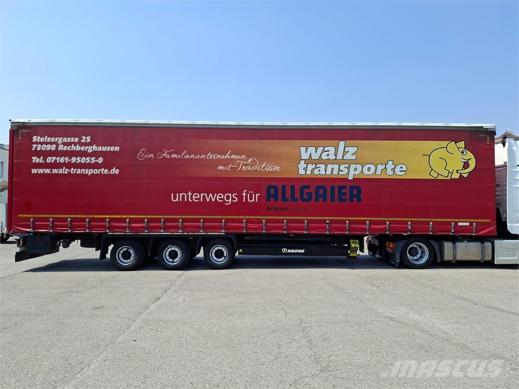 Krone 3 Achs MEGA Coil verbreiterbar Liftachse TÜVneu Pritschenauflieger