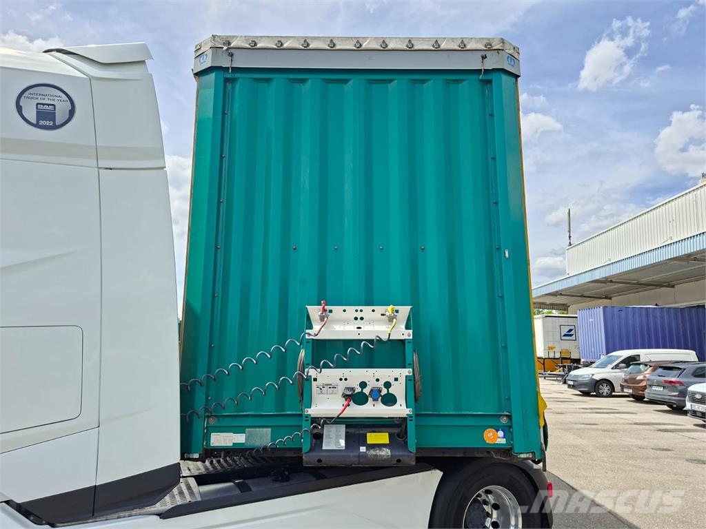 Krone 3 Achs MEGA Staplerhalterung Liftachse SAFaxles Flatbed/Dropside semi-trailers