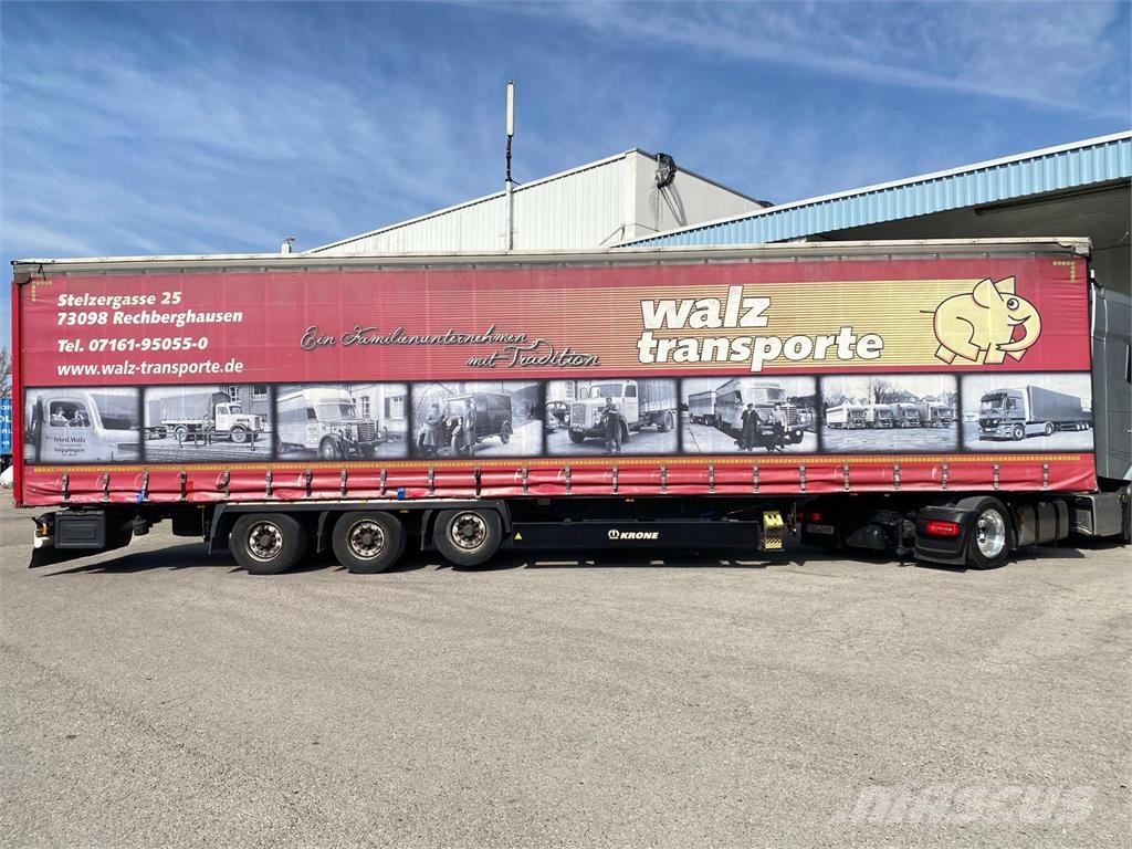 Krone 3Achs MEGA Coil verbreiterbar Liftaxle TÜV04 26 Pritschenauflieger
