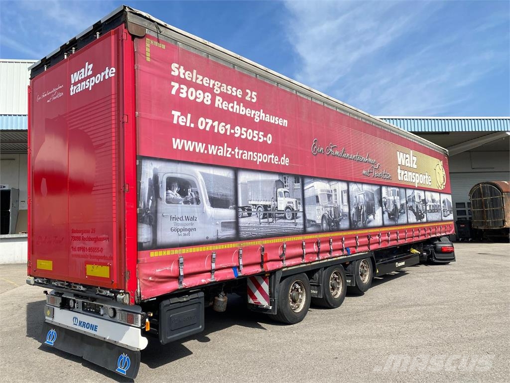 Krone 3Achs MEGA Coil verbreiterbar Liftaxle TÜV04 26 Pritschenauflieger