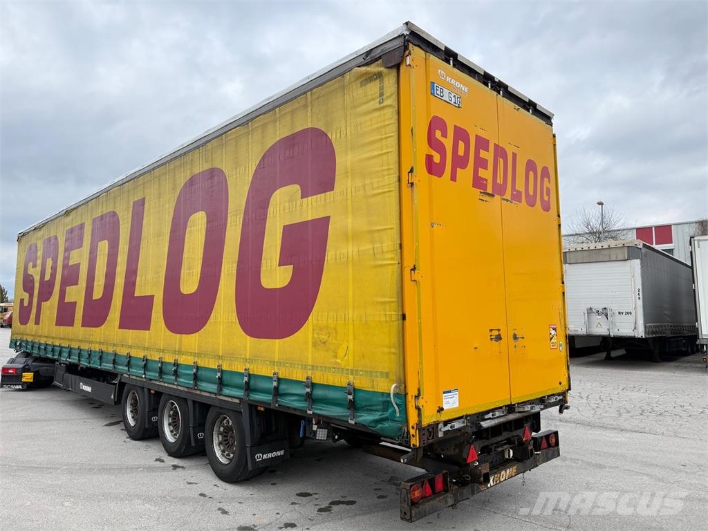 Krone 3Achs MEGA Staplerhalter Liftachse SAF TÜV07 26 Valníkové návesy/Návesy sa sklápacím bočnicami