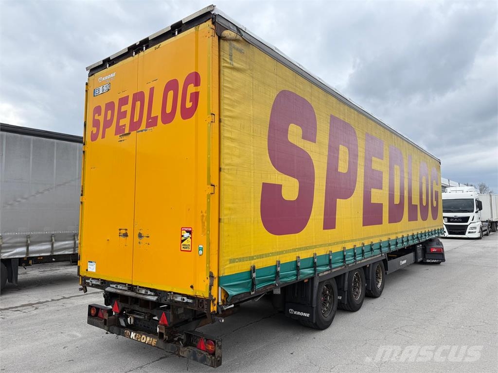 Krone 3Achs MEGA Staplerhalter Liftachse SAF TÜV07 26 Valníkové návesy/Návesy sa sklápacím bočnicami