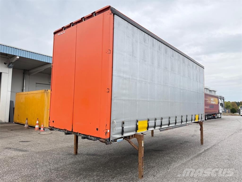 Krone 7,70 m BDF Jumbo Mega Wechselbrücke Hubdach Pritschen