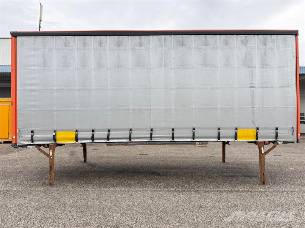 Krone 7,70 m BDF Jumbo Mega Wechselbrücke Hubdach Pritschen