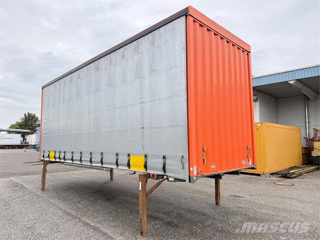 Krone 7,70 m BDF Jumbo Mega Wechselbrücke Hubdach Pritschen