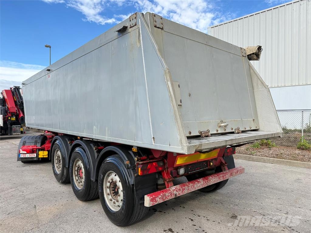 Lück SKM35 3Achs ALU Kastenmulde ALCOA Liftachse SAF Kippladerauflieger
