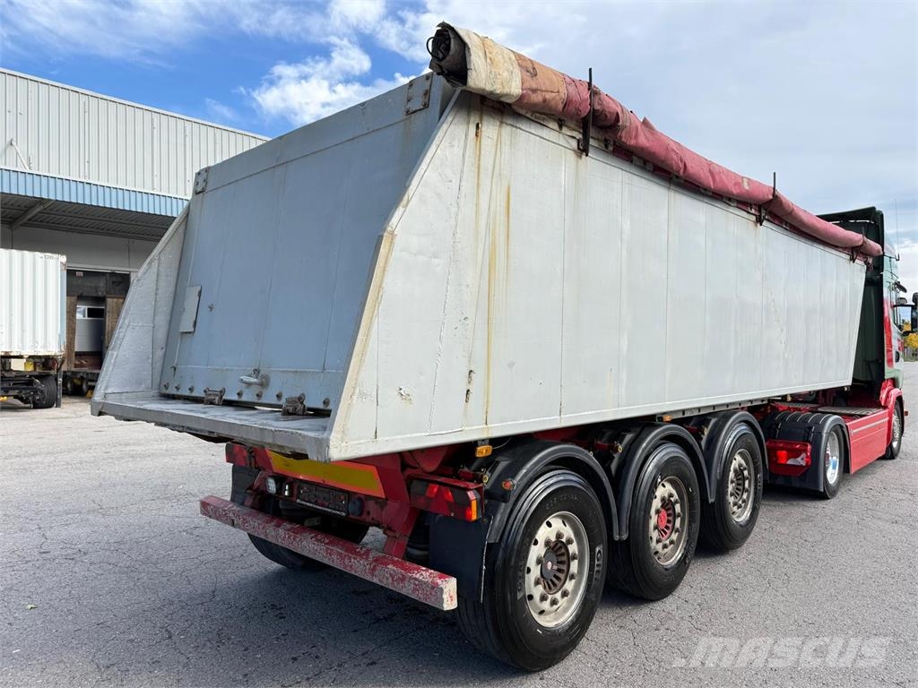Lück SKM35 3Achs ALU Kastenmulde ALCOA Liftachse SAF Kippladerauflieger