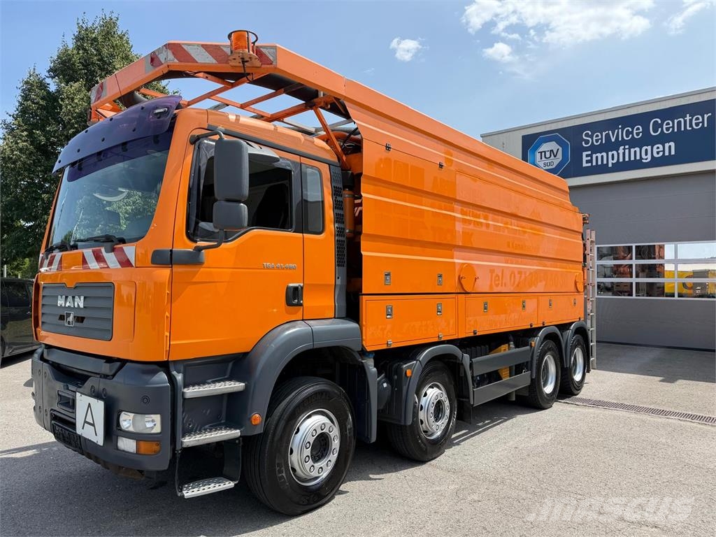 MAN TGA 41.480 HD Saug+Spülwagen Fernbedienung TÜV Saug- und Druckwagen