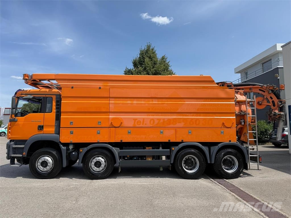 MAN TGA 41.480 HD Saug+Spülwagen Fernbedienung TÜV Saug- und Druckwagen