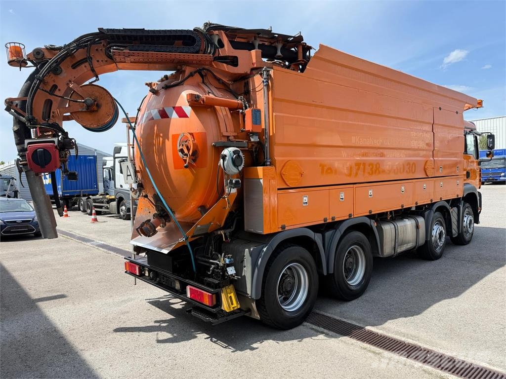 MAN TGA 41.480 HD Saug+Spülwagen Fernbedienung TÜV Saug- und Druckwagen
