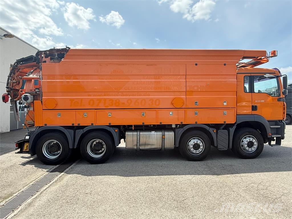 MAN TGA 41.480 HD Saug+Spülwagen Fernbedienung TÜV Saug- und Druckwagen