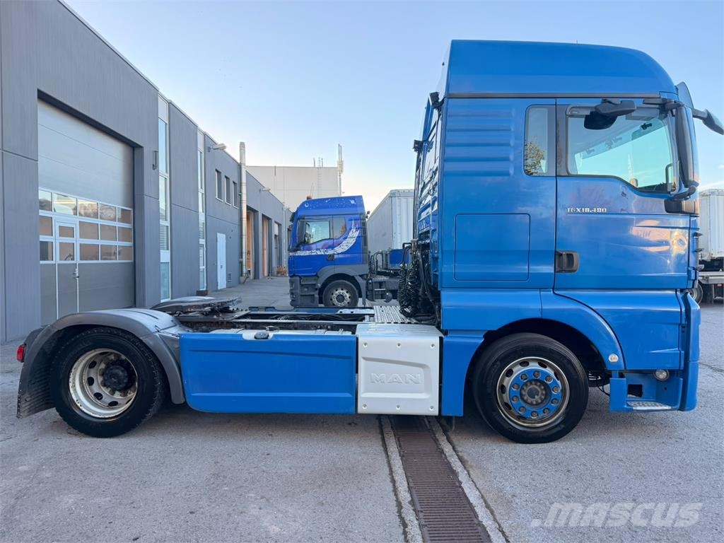 MAN TGX 18.480 SZM Standard Blatt Luft TÜV 01 27 Vlačilci