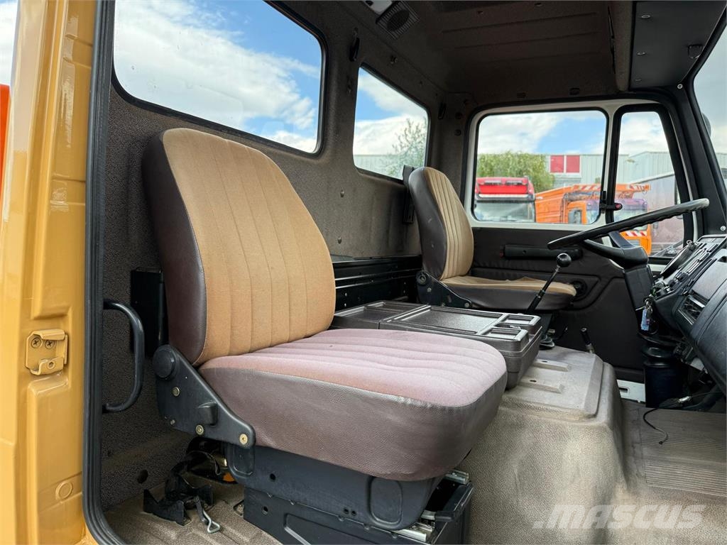 Mercedes-Benz 1017 Plattendruckwagen Planen Aufbau TÜV 11 26 Motrici centinate