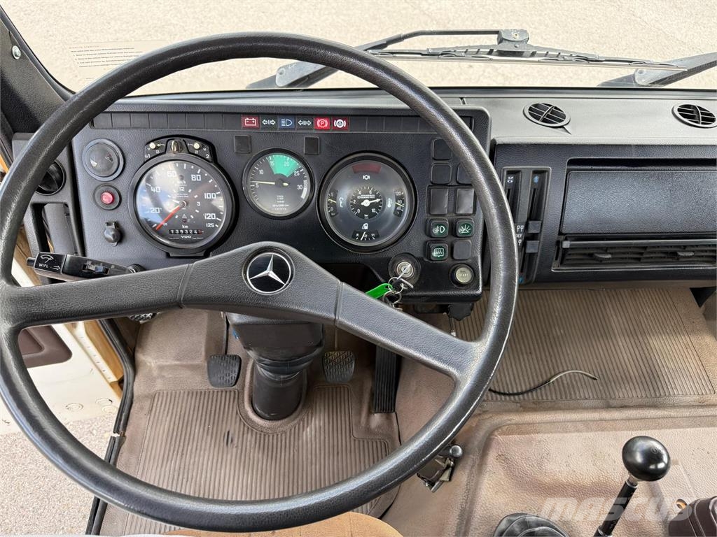 Mercedes-Benz 1017 Plattendruckwagen Planen Aufbau TÜV 11 26 Motrici centinate