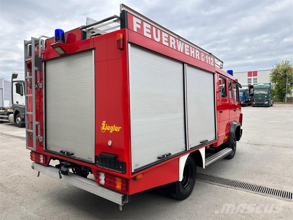 Mercedes-Benz 814 F LF 8 6 FEUERWEHR mit ZIEGLER TOP Camion cassonati