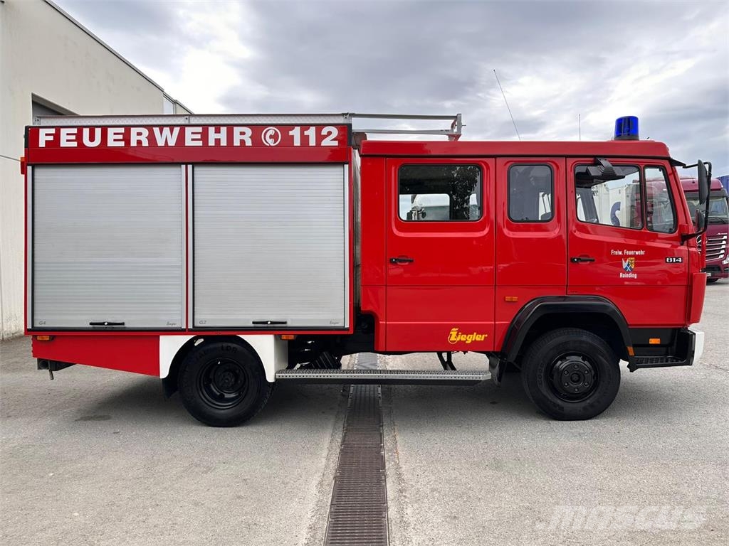 Mercedes-Benz 814 F LF 8 6 FEUERWEHR mit ZIEGLER TOP Camion cassonati
