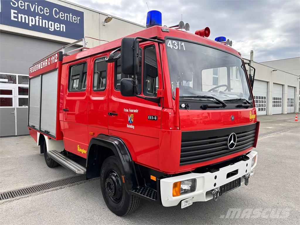 Mercedes-Benz 814 F LF 8 6 FEUERWEHR mit ZIEGLER TOP Camion cassonati