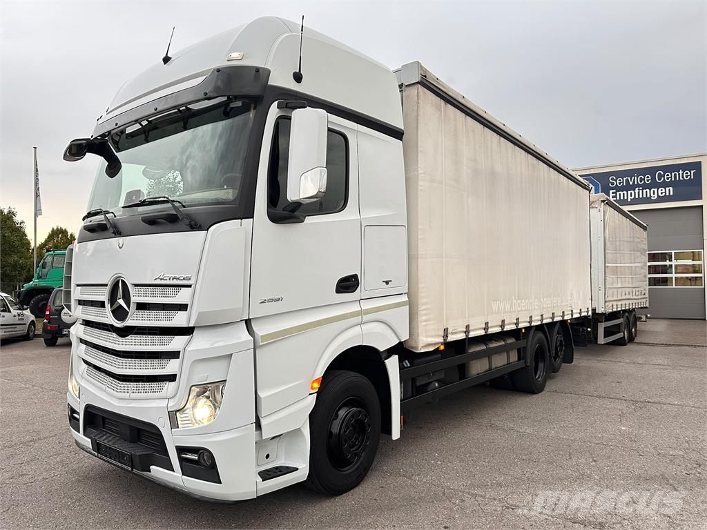 Mercedes-Benz Actros 2551 Komplettzug + WEB-Anhänger SOFORT Motrici centinate