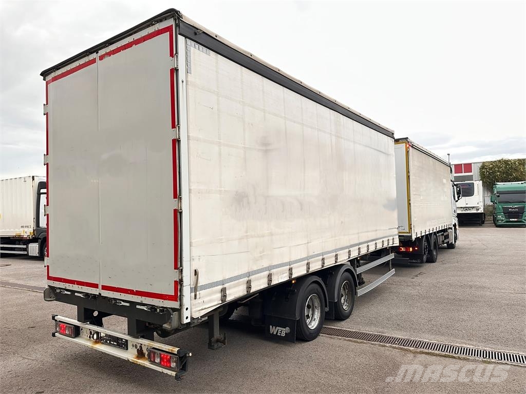 Mercedes-Benz Actros 2551 Komplettzug + WEB-Anhänger SOFORT Motrici centinate