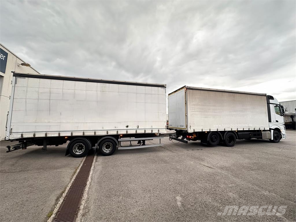 Mercedes-Benz Actros 2551 Komplettzug + WEB-Anhänger SOFORT Motrici centinate