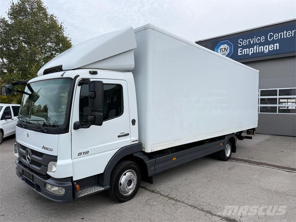 Mercedes-Benz Atego 818 L Koffer 7,20m LBW Klima Motorbremse ボックスボディー、ウイング、箱車