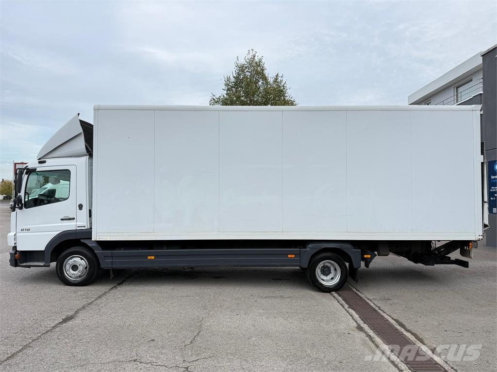 Mercedes-Benz Atego 818 L Koffer 7,20m LBW Klima Motorbremse ボックスボディー、ウイング、箱車