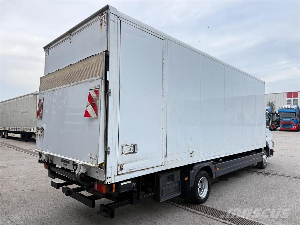 Mercedes-Benz Atego 818 L Koffer 7,20m LBW Klima Motorbremse ボックスボディー、ウイング、箱車