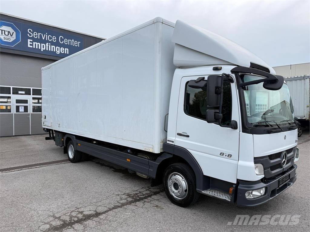 Mercedes-Benz Atego 818 L Koffer 7,20m LBW Klima Motorbremse ボックスボディー、ウイング、箱車