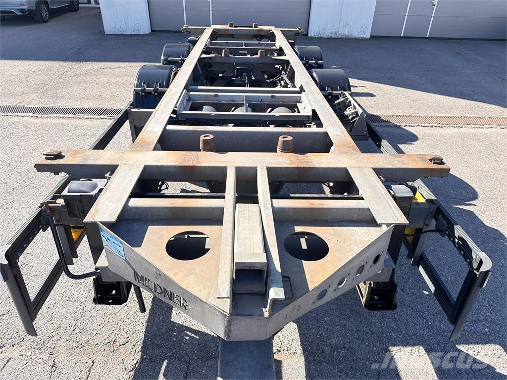Mildner 2 Achs MIDI Tandem BDF Lafette verzinkt Containeranhänger