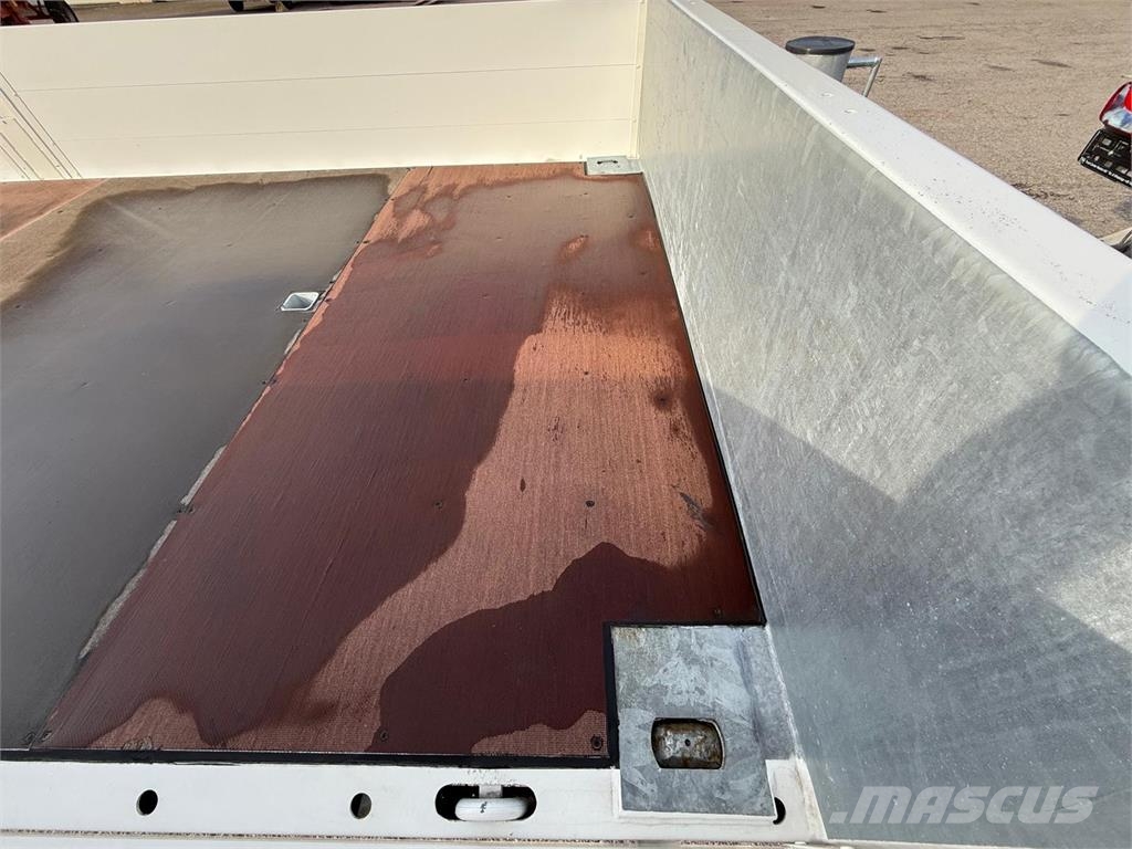 Möslein 2 Achs Tieflade Anh. mit Container Verriegelung Zemie treileri