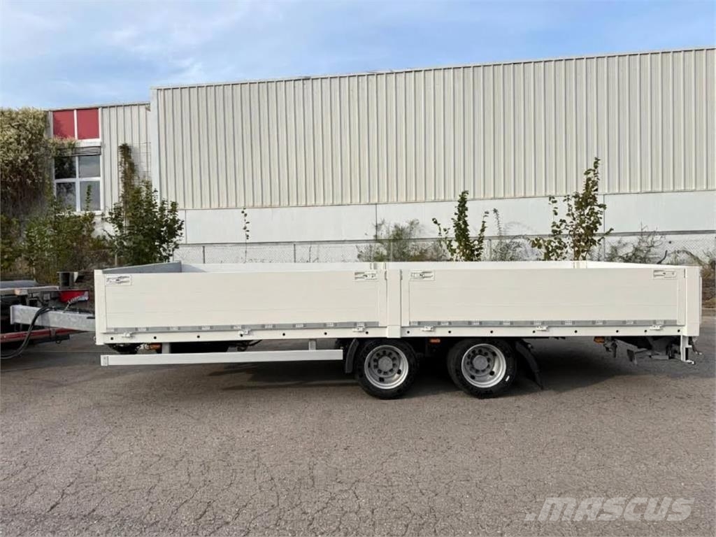 Möslein 2 Achs Tieflade Anh. mit Container Verriegelung Zemie treileri